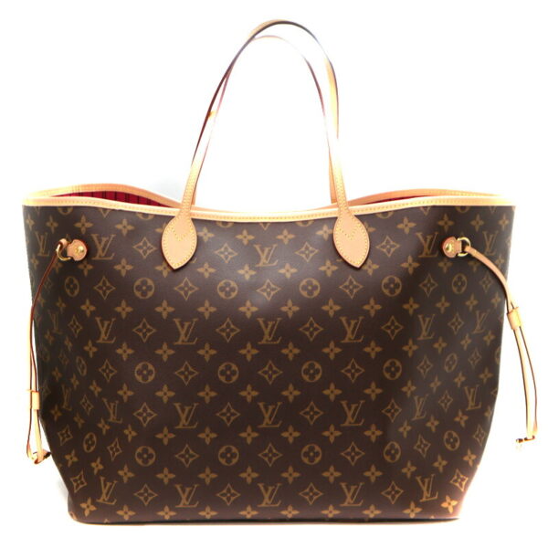 21 1009 2 Louis Vuitton Neverfull GM Shoulder Bag Monogram Canvas Brown