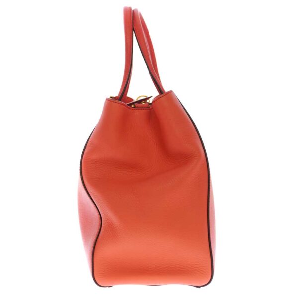 21 1025 2 Fendi Toujours 2WAY Bag Leather Salmon Pink Red