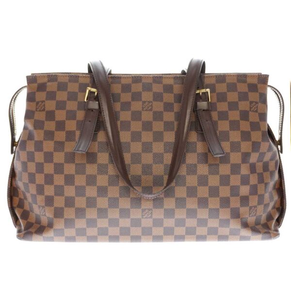 21 1031 3 Louis Vuitton Chelsea Damier Ebene Tote Bag Brown