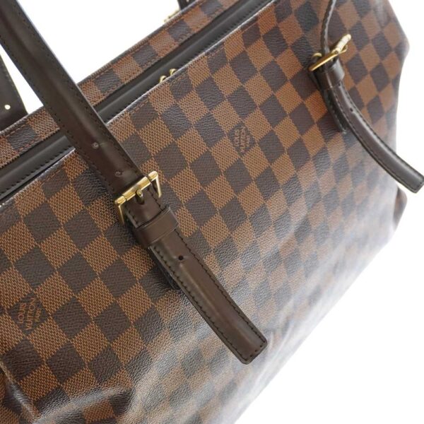 21 1031 8 Louis Vuitton Chelsea Damier Ebene Tote Bag Brown