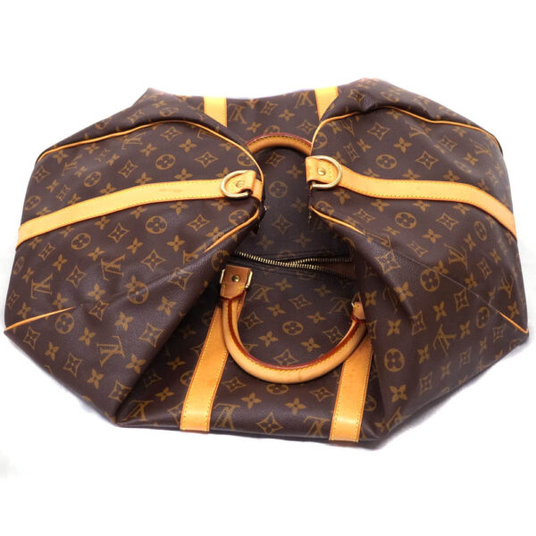 21 1120 14 Louis Vuitton Keepall Bandouliere 50 Bag Canvas Brown