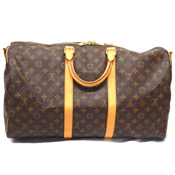 21 1120 3 Louis Vuitton Keepall Bandouliere 50 Bag Canvas Brown