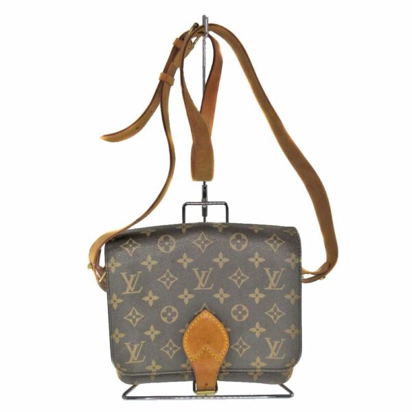 21 1177 1 Louis Vuitton Cartesier Shoulder Bag Monogram Canvas Brown