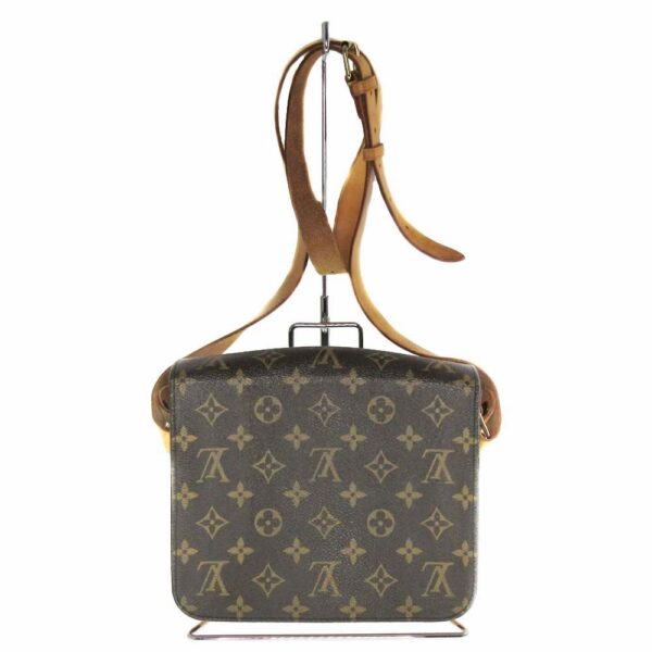 21 1177 2 1 Louis Vuitton Cartesier Shoulder Bag Monogram Canvas Brown