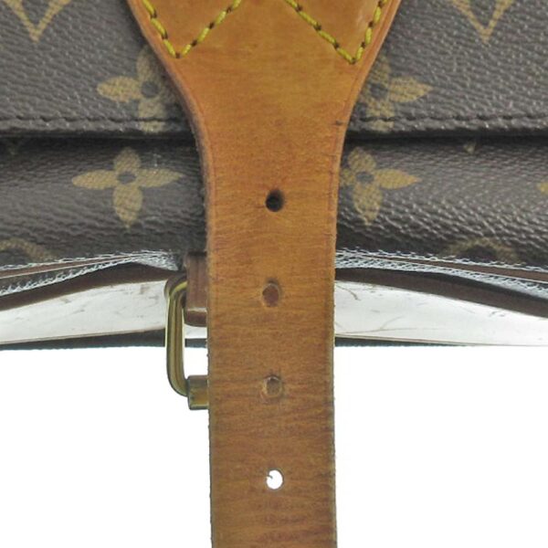 21 1177 6 Louis Vuitton Cartesier Shoulder Bag Monogram Canvas Brown