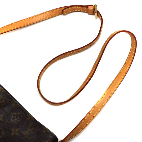 21 1357 9 Louis Vuitton Trotter Shoulder Bag Monogram Canvas Brown