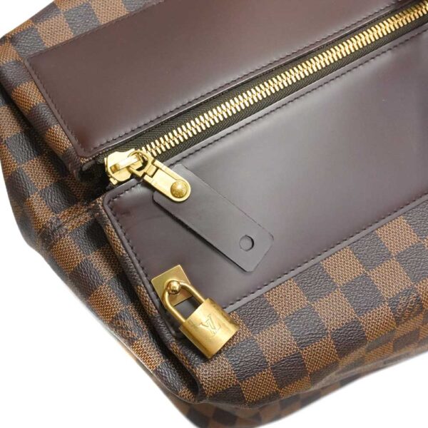 21 1718 11 Louis Vuitton Greenwich GM Damier Ebene Travel Bag Brown