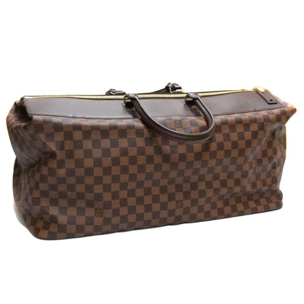 21 1718 2 Louis Vuitton Greenwich GM Damier Ebene Travel Bag Brown