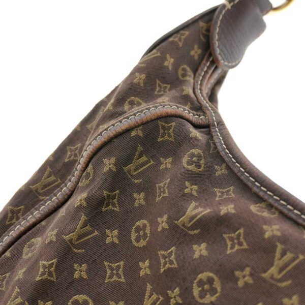 21 173 9 Louis Vuitton Manon PM Monogram Canvas Shoulder Bag Brown