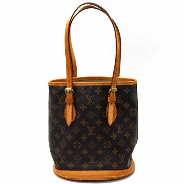 21 1987 1 Louis Vuitton Bucket PM Shoulder Bag Monogram Canvas Brown