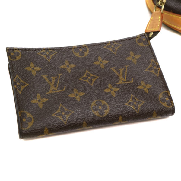 21 1987 10 Louis Vuitton Bucket PM Shoulder Bag Monogram Canvas Brown