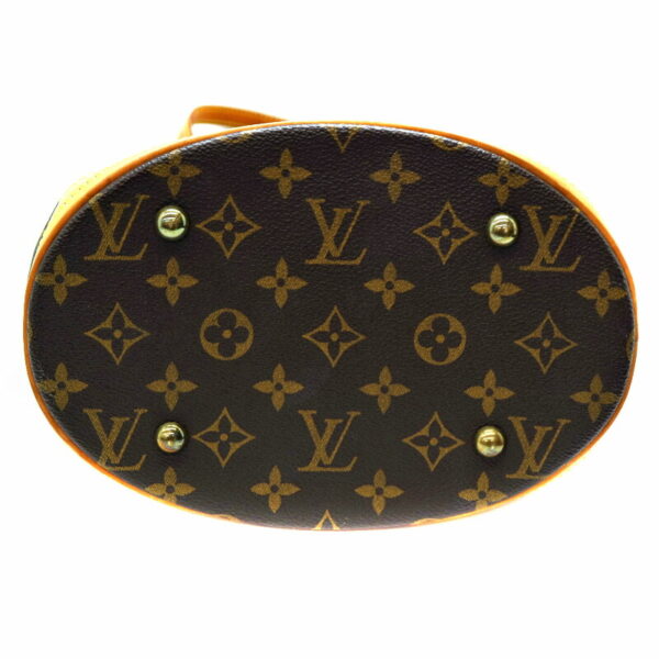 21 1987 5 Louis Vuitton Bucket PM Shoulder Bag Monogram Canvas Brown