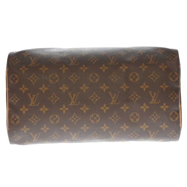 21 209 4 Louis Vuitton Speedy 35 Monogram Canvas Bag Brown