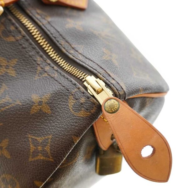 21 209 8 Louis Vuitton Speedy 35 Monogram Canvas Bag Brown