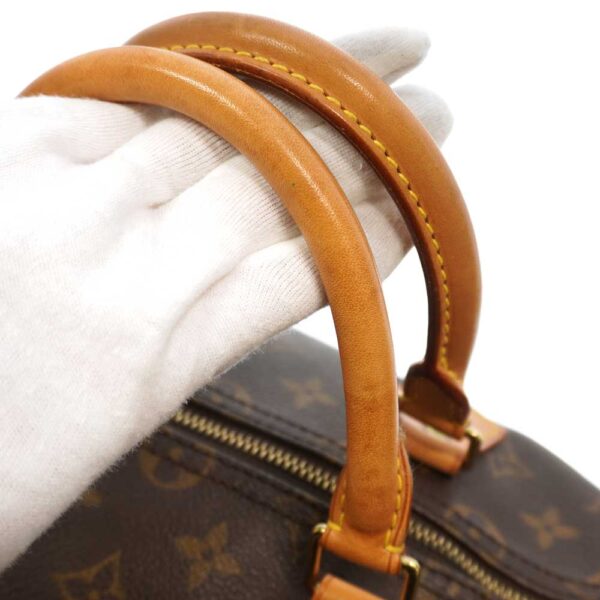 21 209 9 Louis Vuitton Speedy 35 Monogram Canvas Bag Brown