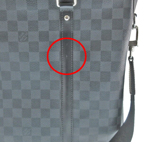 21 225 11 Louis Vuitton Tadao PM Tote Bag Damier Graphite Black