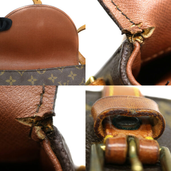 21 2455 8 Louis Vuitton Chantilly PM Monogram Canvas Shoulder Bag Brown