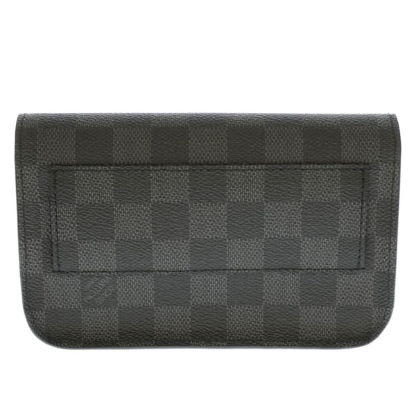 21 2506 5 Louis Vuitton Sainteur Pochette Damier Graphite Waist Bag Black