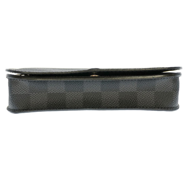 21 2506 6 Louis Vuitton Sainteur Pochette Damier Graphite Waist Bag Black