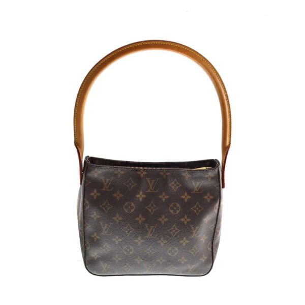 21 2509 1 Louis Vuitton Looping MM Shoulder Bag Monogram Canvas Brown