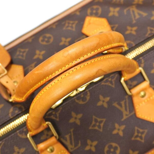 21 2554 10 Louis Vuitton Cruiser 45 Monogram Canvas Travel Bag Brown