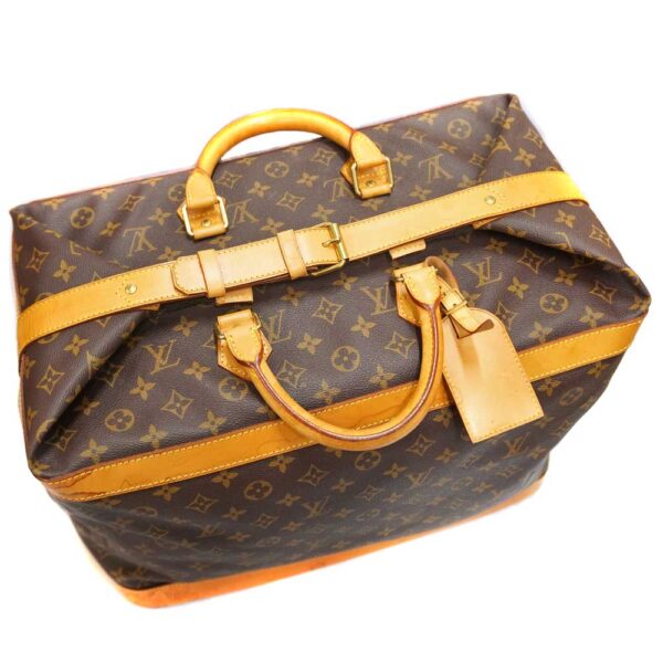 21 2554 3 Louis Vuitton Cruiser 45 Monogram Canvas Travel Bag Brown