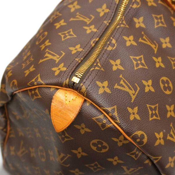 21 2559 8 Louis Vuitton Keepall 55 Monogram Canvas Travel Bag Brown