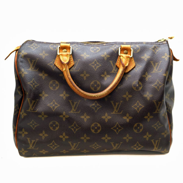 21 2700 1 Louis Vuitton Speedy 30 Handbag Monogram Brown