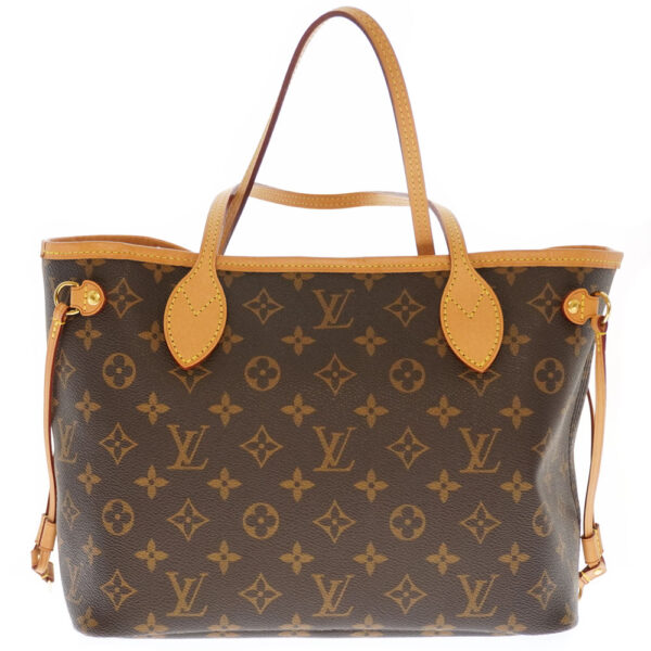 21 2790 3 Louis Vuitton Neverfull PM Monogram Canvas Tote Bag Brown Pink