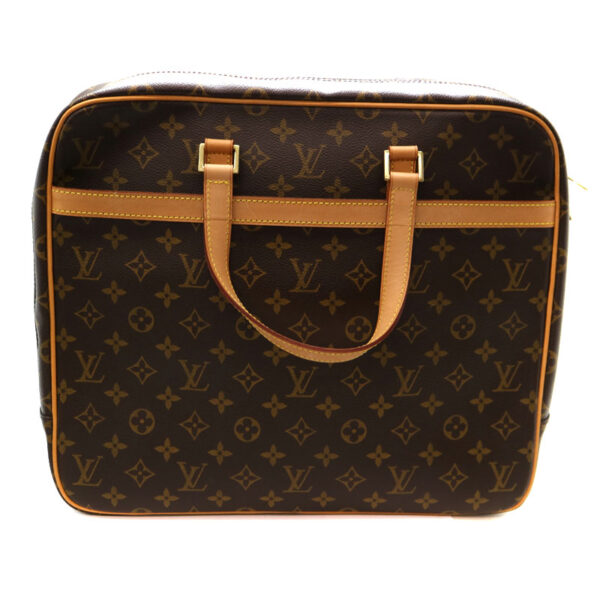 21 2956 2 Louis Vuitton Porto Document Business Bag Monogram Brown