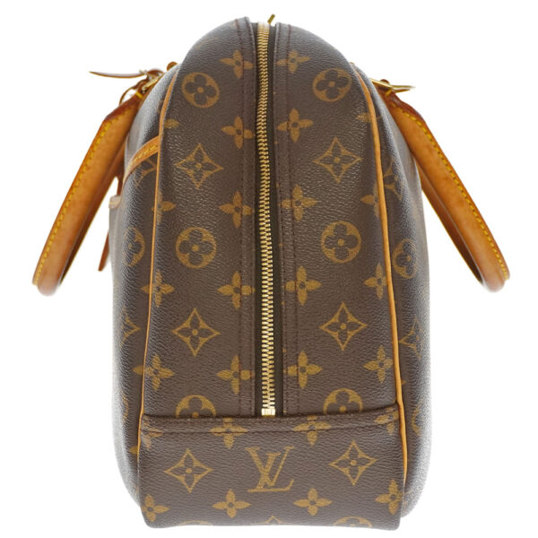 21 3018 2 Louis Vuitton Deauville Monogram Canvas Vanity Bag Brown