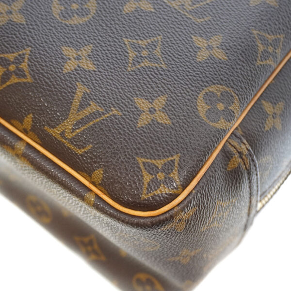 21 3018 5 Louis Vuitton Deauville Monogram Canvas Vanity Bag Brown