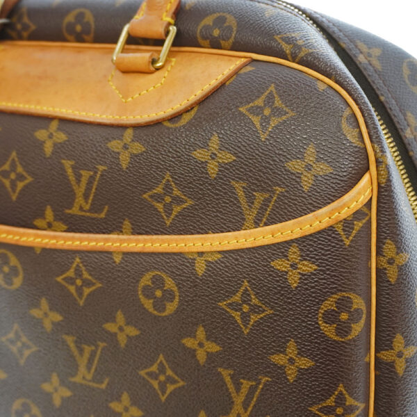 21 3018 6 Louis Vuitton Deauville Monogram Canvas Vanity Bag Brown