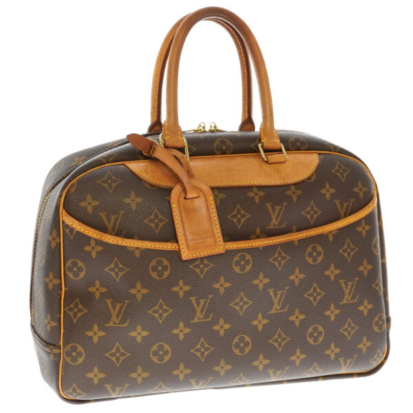 21 3018 Louis Vuitton Deauville Monogram Canvas Vanity Bag Brown