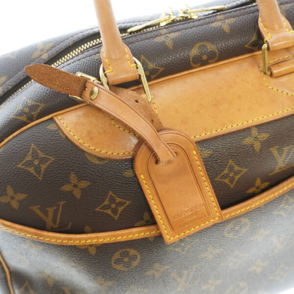 21 3018 7 Louis Vuitton Deauville Monogram Canvas Vanity Bag Brown