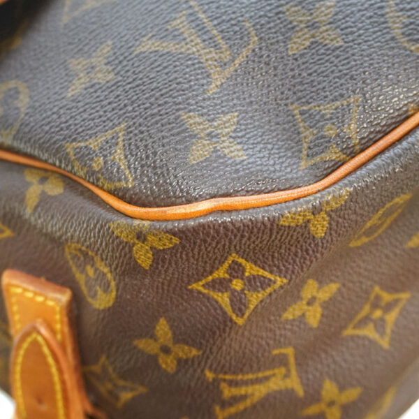 21 3021 5 Louis Vuitton Saumur 35 Monogram Canvas Crossbody Bag Brown