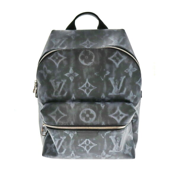 21 3138 2 Louis Vuitton Discovery Backpack Monogram Pastel Canvas Black