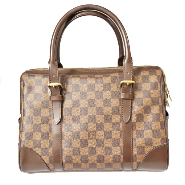 21 3142 2 Louis Vuitton Berkley Shoulder Bag Damier Canvas Brown