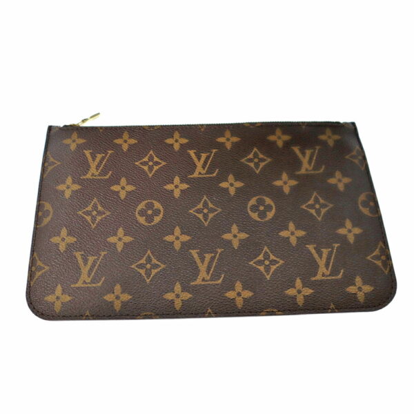 21 3146 14 Louis Vuitton Neverfull MM Tote Bag Monogram Canvas Brown Pink