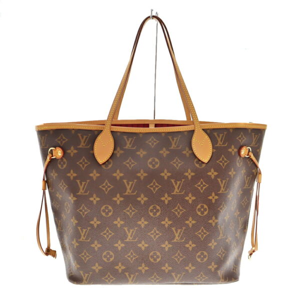 21 3146 3 Louis Vuitton Neverfull MM Tote Bag Monogram Canvas Brown Pink