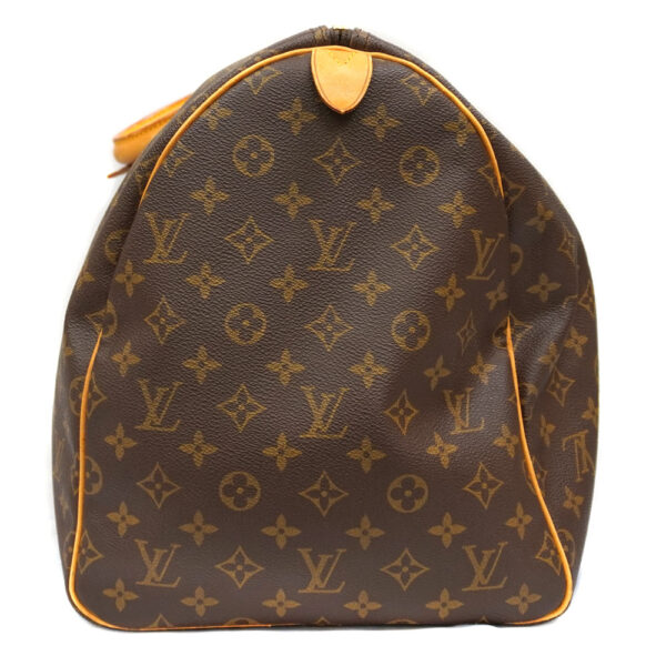 21 3219 2 Louis Vuitton Keepall 55 Monogram Canvas Bag Brown