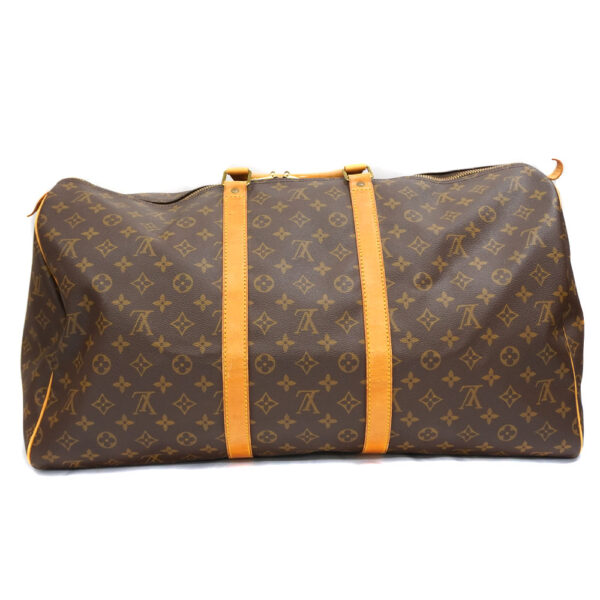 21 3219 3 Louis Vuitton Keepall 55 Monogram Canvas Bag Brown