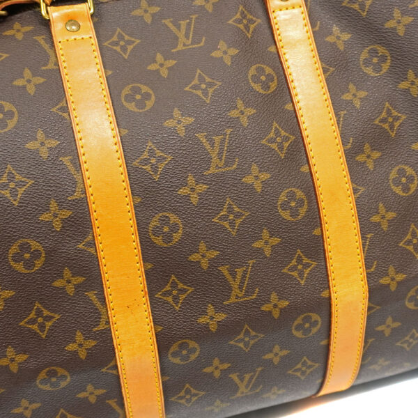 21 3219 7 Louis Vuitton Keepall 55 Monogram Canvas Bag Brown