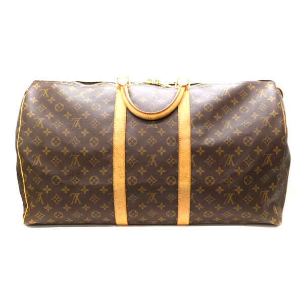 21 3235 2 Louis Vuitton Keepall 55 Bag Monogram Brown