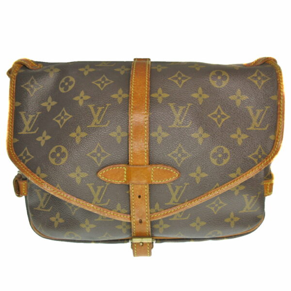 21 325 1 Louis Vuitton Saumur 30 Crossbody Bag Monogram Canvas Brown