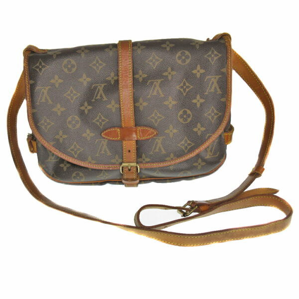 21 325 6 Louis Vuitton Saumur 30 Crossbody Bag Monogram Canvas Brown