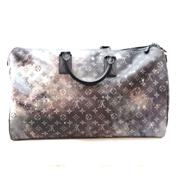 21 3489 2 Louis Vuitton Keepall Bandouliere 50 Bag Monogram Galaxy Black