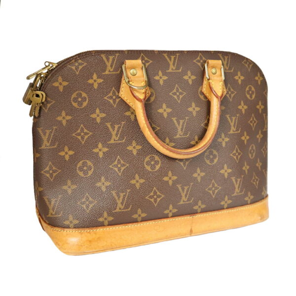 21 3588 1 Louis Vuitton Alma Handbag Monogram Canvas Brown