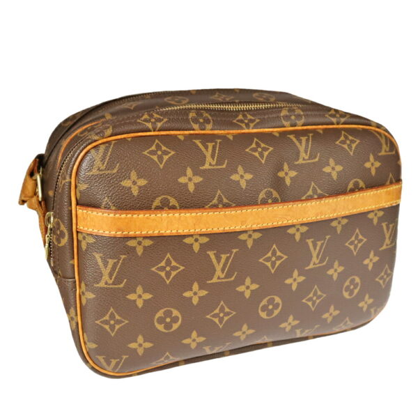 21 3717 1 Louis Vuitton Reporter PM Shoulder Bag Monogram Canvas Brown