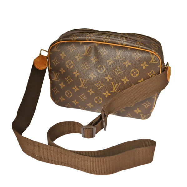 21 3717 2 Louis Vuitton Reporter PM Shoulder Bag Monogram Canvas Brown